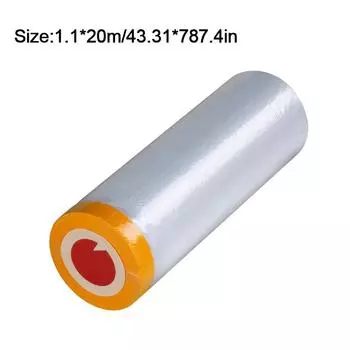 1 рулон защитного покрытия для настенной живописи, многоцелевое, доступно несколько размеров 1.1x20m