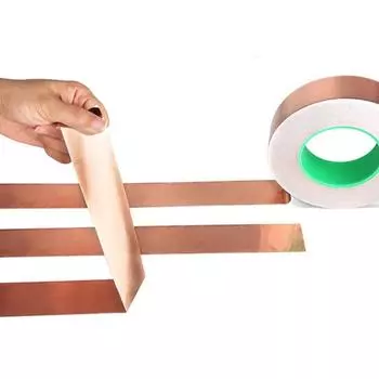 1 рулон защитной ленты DIY Crafts самоклеящаяся лента из медной фольги с высокой термостойкостью универсальная 20 м 10mm