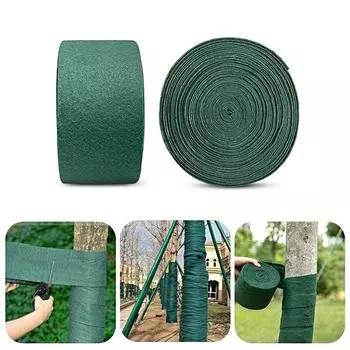 1 рулон зеленой антифриза оберточной ткани утолщающая защита ствола дерева зимняя холодостойкая ткань защитная пленка для деревьев укрытие для растений 15m