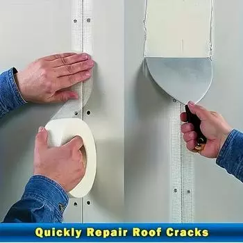 1 рулонная лента для швов на гипсокартоне, самоклеящаяся сетчатая лента из стекловолокна, сетчатая лента для гипсокартона для ремонта трещин в стенах, шифере и потолках белый
