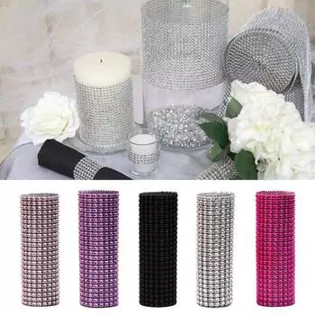 1 рулонная сетчатая пленка, 10 ярдов, 24 ряда, небьющаяся, невыцветающая, устойчивая к разрыву, сделай сам, вогнутая поверхность, сетчатая лента для букета цветов для дома чёрный