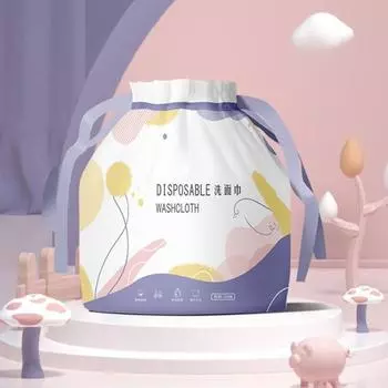 1 рулонное полотенце для лица, многоразовое супермягкое растительное высокоабсорбирующее волокно, одноразовая мочалка для ухода за кожей A