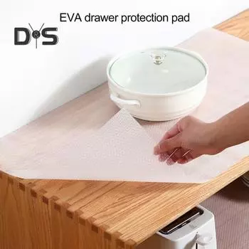 1 рулонный коврик для ящика, нескользящая подкладка для полки, водонепроницаемый влагостойкий коврик для шкафа для домашней кухни 150 cm