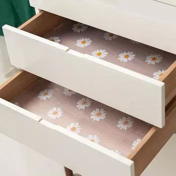 1 рулонный коврик для шкафа, холодильника, маслостойкий, кухонный, бумажный коврик для шкафа, коврик для ящика, чехол для стола 45x200cm-Daisy