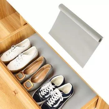 1 рулонный коврик для шкафа, маслостойкий, многофункциональный, гибкий, практичный, для кухни, столовой, шкафа, домашний декор для ежедневного использования 30cm серый