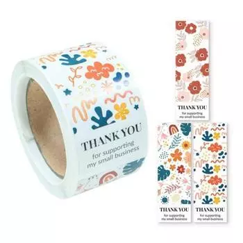 1 рулонный уплотнительный стикер, самоклеящаяся наклейка для подарочной коробки, прочная упаковочная наклейка для коробок, сумок E