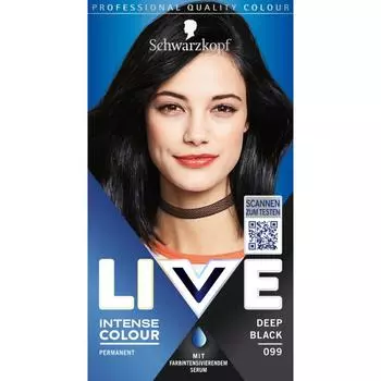 1 Schwarzkopf hair dye live 099 deep black