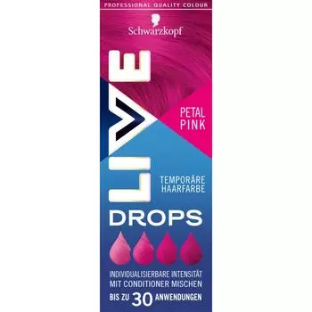 1 Schwarzkopf Hair Dye Live Drops Petal Pink