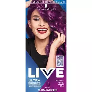 1 Краска для волос Schwarzkopf Live Intensive 094 Фиолетовый Панк