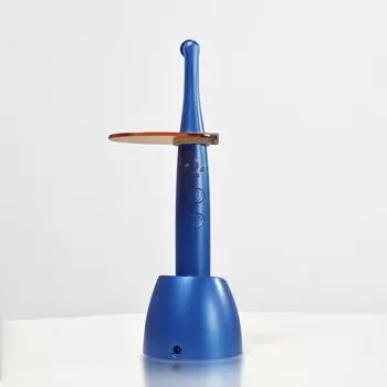 1-секундная лампа для отверждения стоматологическая беспроводная синяя светодиодная лампа для отверждения с семью дополнительными линзами 2 режима работы 2500 МВт/см2 385-515 нм Длина волны