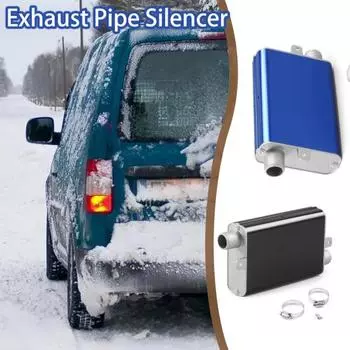 1 комплект 24 мм глушитель выхлопной трубы шумоподавляющий сплав модификация алюминиевый автомобильный воздух серебряный
