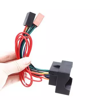 1 Set Auto Diy Accessories Car Stereo Fm Audio Iso Wiring Harness Cable Radio Antenna Wire Adapte For 207 307 407 C3 C4 1PC