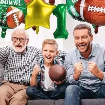 1 компл.. Набор воздушных шаров в форме футбольной звезды в форме номера 32 дюйма, герметичный спортивный болельщик, украшение для дня рождения, арки, воздушный шар, реквизит для фотосессии 10