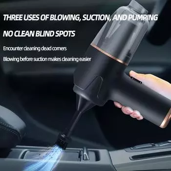 1 Set Car Mounted Wireless Vacuum Cleaner Ultra High Power Handheld Large Suction Force for Vehicles Mini Dust Blower