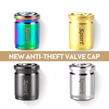 1 Set Car Wheel Stem Caps Tire Wheels Spare Parts Zinc Alloy Anti-theft Sport Car Tire Valve Caps Tire Stem Creative Air Nozzle