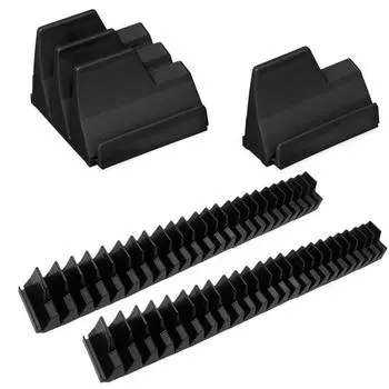 1 Set Magnetic Wrench Holder with Model Label Sticking Spot Multi Grids Detachable Spanner Storage Rack Fits 6mm to 38mm Wrench Modular Wrench Holder чёрный