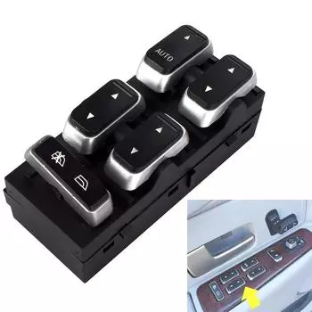 1 Set Master Power Window Door Switch For 2003 - 2008 Lincoln Town Car YS213101