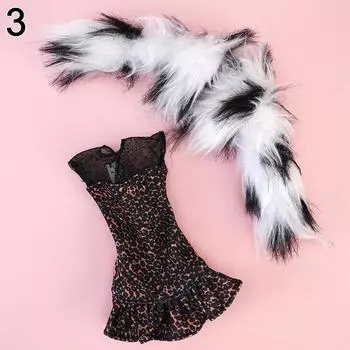 1 Set Newest DIY Kids Gift Toy Dolls Skirt Plush Coat Casual Wear Girl Clothes