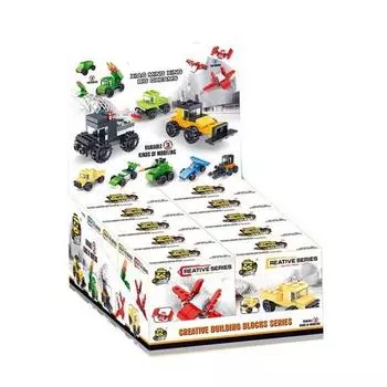 1 набор из 10 совместимых с LEGO мини-машинок, популярные игрушки в Корее