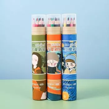 1 Set Oil-based Stationery Pencil 12/18/24/36/48 Colors Color Pencils Painting Pencil Set Artists 12 colors/set