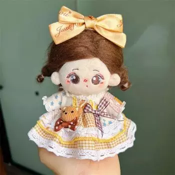 1 Set Princess Skirt 10cm Cotton Doll s Clothes Cotton Doll Accessories Style 7