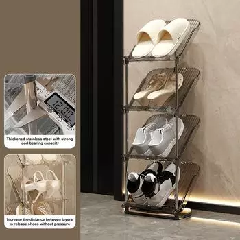 1 Set Stackable shoe racks save space entry-level multi-layer plastic living room cabinet furniture shoe organizer Storage Shelf United States