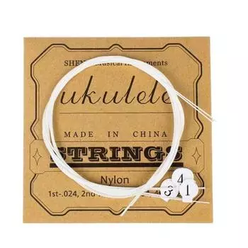 1 Set Universal Ukulele Strings Nylon Classical Guitar Strings For 21 / 23 / 26-inch Ukulele 1 set