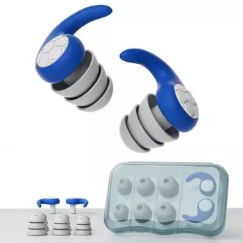 1 Set Waterproof P Swimming Earplugs Ear Protection Silicone Ear Plug Study/Working