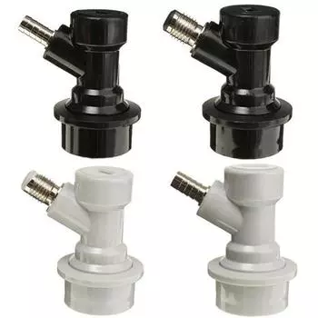 1 * шаровой замок для газа/жидкости, баночный пивной бочонок, отсоединяется Straight Mouth чёрный