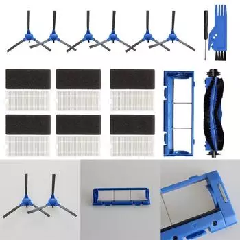 1. Щетка для очистки. Комплект щеток для фильтров. 1. Крышка. 1. Отвертка.