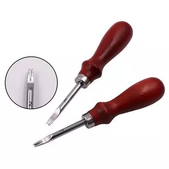 1 шт. 0,8/1,0/1,2/1,5 мм нож для снятия фаски с кожи, режущий ручной инструмент с деревянной ручкой, инструменты для самостоятельной работы