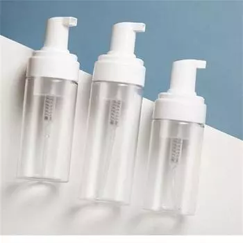 1 шт. 100/150/200 мл прозрачный флакон для игристого мыла, многоразовый флакон для пены, флаконы с дозатором для мыла, дорожный флакон с раздельной пеной