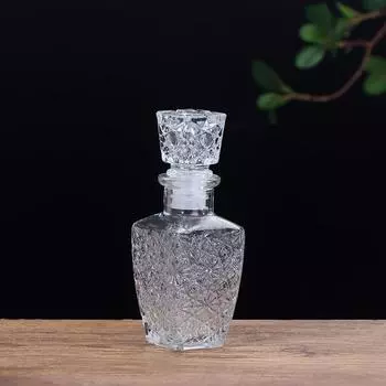 1 шт. 100/150 мл прозрачная стеклянная чашка графин для виски вечеринка барная посуда стеклянная бутылка для виски для ликера шотландский бурбон барная посуда 15cm