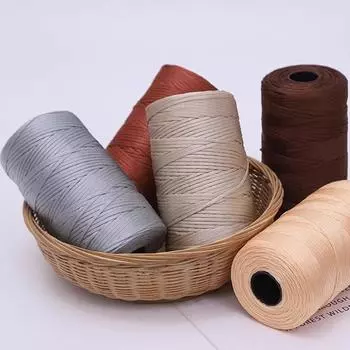 1 шт. 100 г 1,5 мм тонкие ледяные нейлоновые нити для вязания крючком сумок, обуви, шляп, полая пряжа, легкая нить для вязания крючком, коврик для браслета своими руками