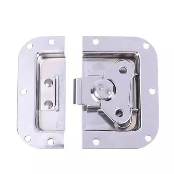 1 шт. 101*108 мм ящик для инструментов, ящик для оборудования, кейс для полетов, пружинный, утопленный, с защелкой-бабочкой, защелки, железная пряжка, защелка для двери шкафа