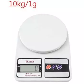 1 шт. 10 кг/1 г Цифровые кухонные весы Точные пищевые весы Электронные весы ЖК-дисплей Портативные цифровые весы Кухонные аксессуары