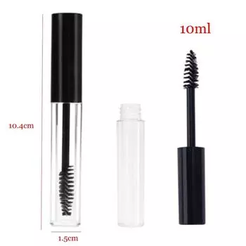 1 шт., 10 мл, пустой полезный инструмент для макияжа, тюбик для туши с кистью для ресниц, контейнер для ресниц, многоразовые бутылки 1pc