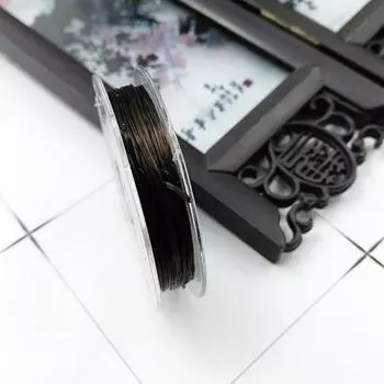 1 шт. 10 ярдов/рулон эластичная веревка DIY ювелирные изделия из бисера прозрачный хрустальный браслет резинки эластичная веревка для изготовления ювелирных изделий своими руками approx 10m 1Pcs