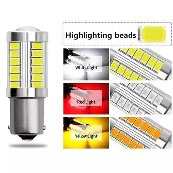 1 шт. 1156 1157 светодиодные автомобильные задние фонари стоп-сигналы дневные ходовые огни