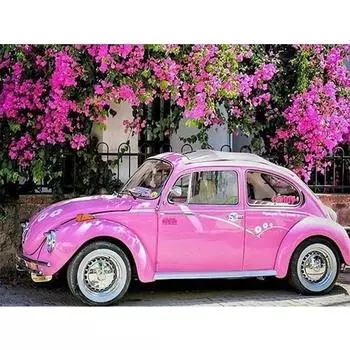 1 шт. 11,8x15,7 дюймов 5D DIY Алмазная картина, автомобиль, наборы для вышивания, полная стразы Алмазная картина, домашний декор ручной работы, подарки Round drill 30x40cm