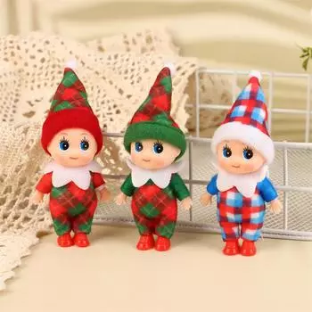 1 шт. 11 см рождественская мини-игрушка-кукла, рождественские украшения для детей, рождественские подарки, кукольный домик, рождественское украшение