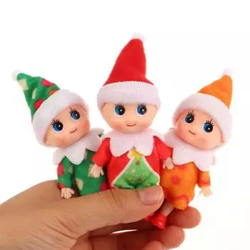 1 шт. 11 см рождественская мини-игрушка-кукла, рождественские украшения для детей, рождественские подарки, кукольный домик, рождественское украшение
