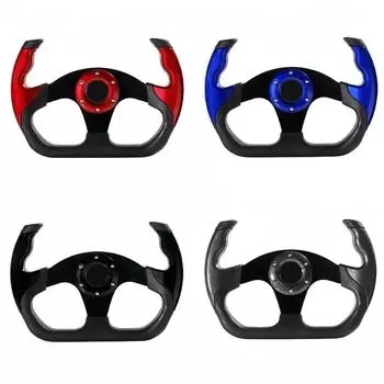 1 шт. 12,9-дюймовый спортивный гоночный игровой симулятор рулевого колеса дрейфовый руль D-образной формы для быстрой и яростной езды красный