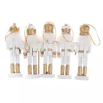 1 шт. 12 см Щелкунчик кукла-солдат кулон рождественское украшение мини-мультяшные солдатики кукла настольное украшение домашний декор