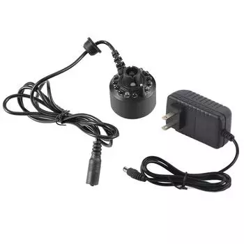 1 шт. 12 светодиодов цветной туманообразователь для фонтана пруда с адаптером питания US Plug 110V