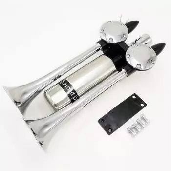 1 шт. 12 В/24 В 155 дБ супер эхо громкий воздушный гудок комплект для полуприцепа или большого грузовика