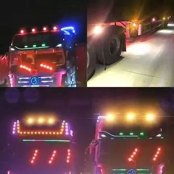 1 шт. 12 В 24 В автомобильный боковой габаритный фонарь конический внешний плафон габаритный боковой габаритный сигнал задний указатель поворота предупреждающий свет белый