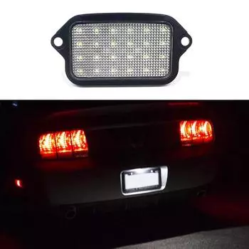 1 шт. 12 В водонепроницаемый светодиодный фонарь подсветки номерного знака для Ford Mustang 2005 2006 2007 2008 2009 Белый фонарь подсветки номерного знака в сборе