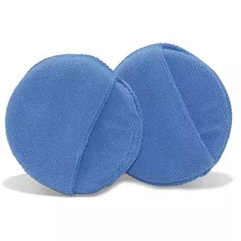 1 шт. 13 см Карманная губка для автомобильного воска Чистка автомобиля Аксессуары для автомобиля Пена Насадка для удаления пыли Уход за автомобилем Полировальный диск Подробности