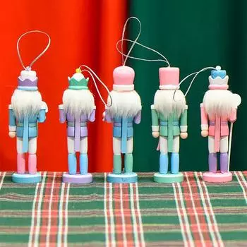 1 шт. 13 см симпатичная кукольная игрушка Щелкунчик украшения рождественская елка подвеска декор грецкие орехи солдатский оркестр миниатюры поделки рождественский подарок